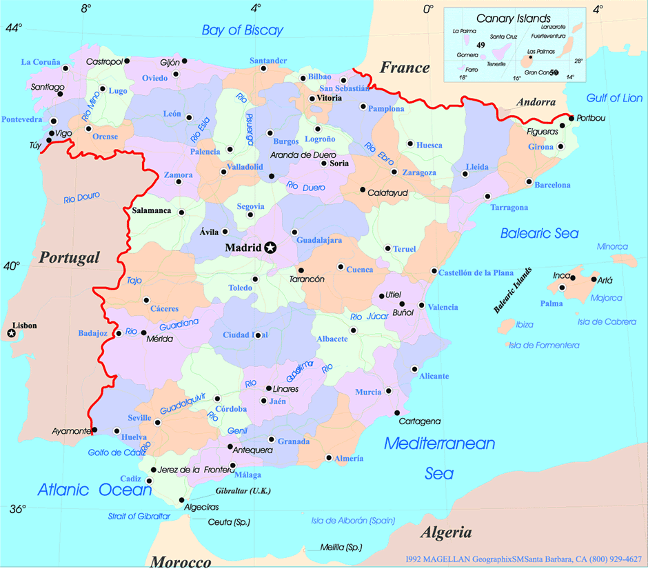 Palma de Mallorca karte